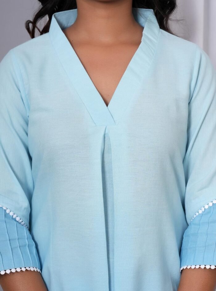 Sky Blue Kurti Set