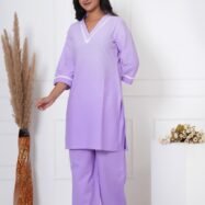 Lavender Ombre Kurti Set