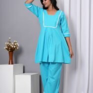 Plated Kurti Set