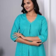 A Line Plated Kurti Set